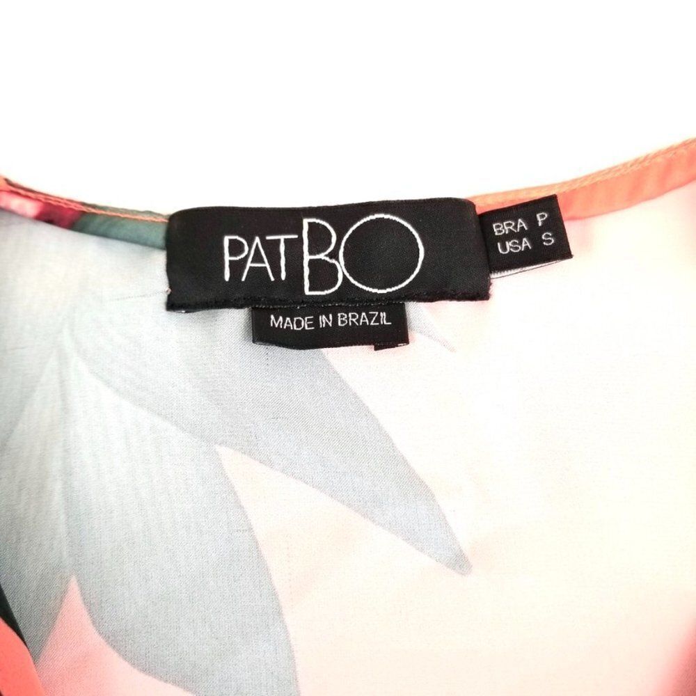 NWT PatBO Heliconia Coral Wrap Top and Maxi Wrap Skirt Matching Set Small Resort - Picture 5 of 16